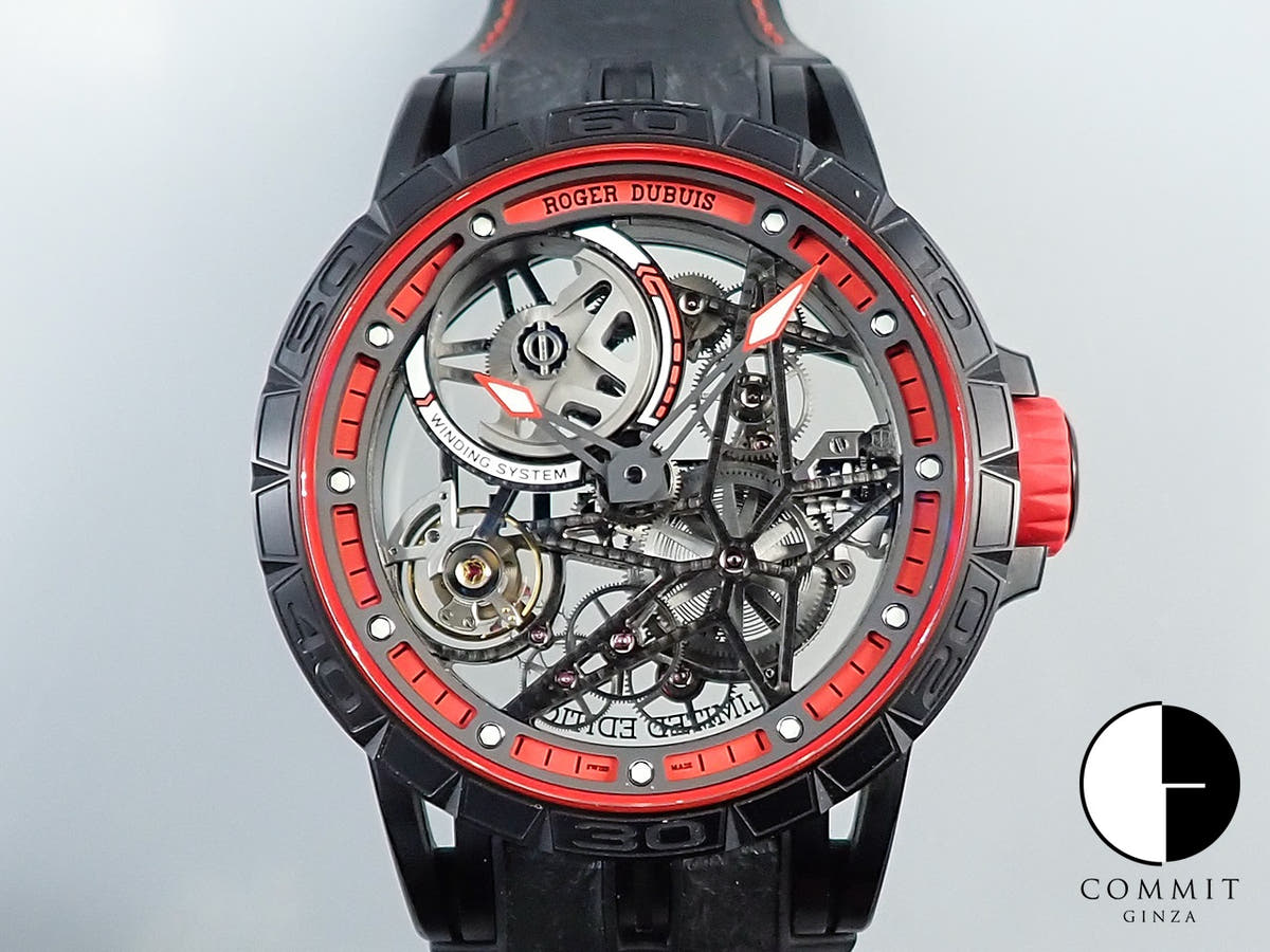 ロジェデュブイ エクスカリバー スパイダー ピレリ Ref.DBEX0617 スケルトン文字盤 中古 H5CRR644