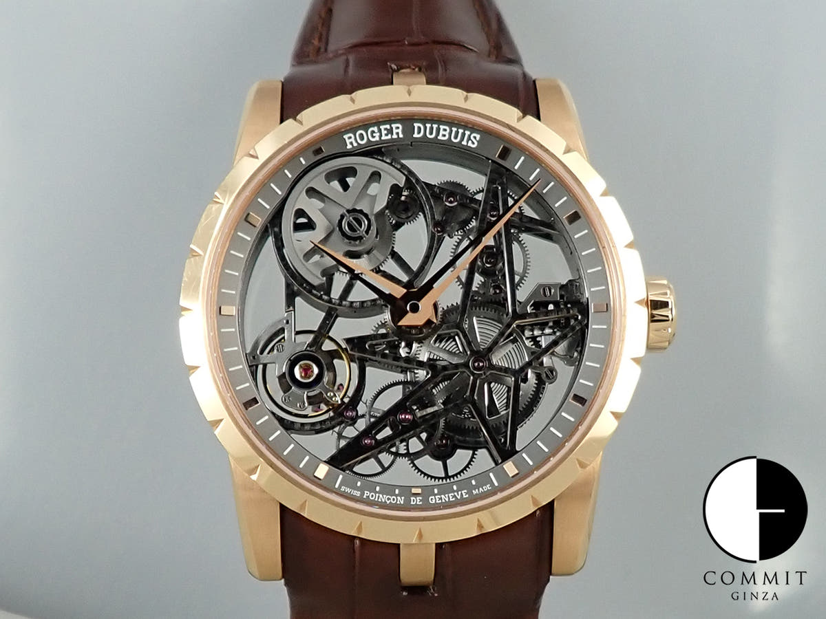 ロジェデュブイ エクスカリバー 42 マイクロローター オートマティック スケルトン Ref.DBEX0422 スケルトン文字盤 中古 4LSC6WVR