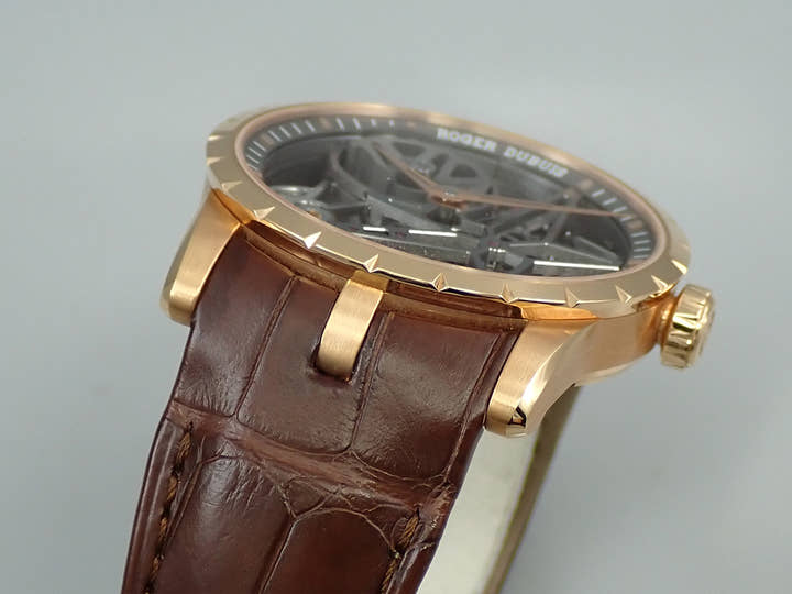 ロジェデュブイ エクスカリバー 42 マイクロローター オートマティック スケルトン Ref.DBEX0422 スケルトン文字盤 中古 4LSC6WVR