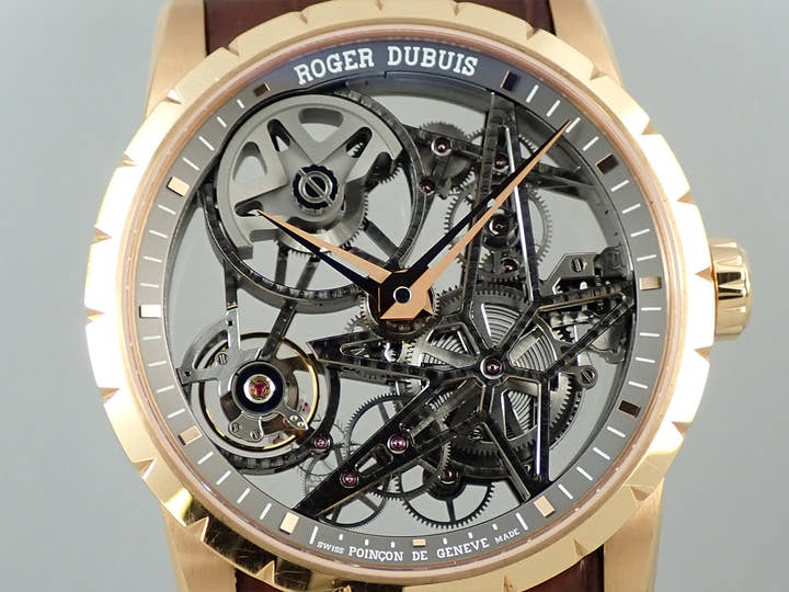 ロジェデュブイ エクスカリバー 42 マイクロローター オートマティック スケルトン Ref.DBEX0422 スケルトン文字盤 中古 4LSC6WVR