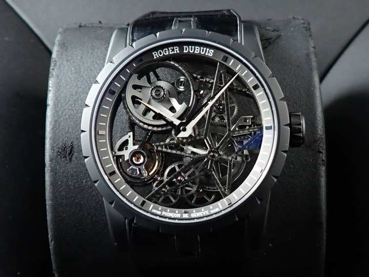 ロジェデュブイ エクスカリバー42 マイクロローター オートマティック スケルトン Ref.DBEX0473 スケルトン文字盤 美品 F81ZJ60A
