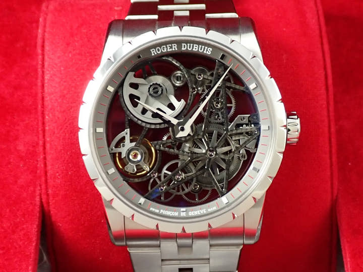 ロジェデュブイ エクスカリバー42 Ref.DBEX0793 スケルトン文字盤 中古 C45RX428