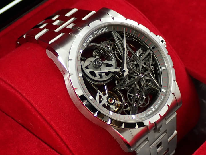 ロジェデュブイ エクスカリバー42 Ref.DBEX0793 スケルトン文字盤 中古 C45RX428