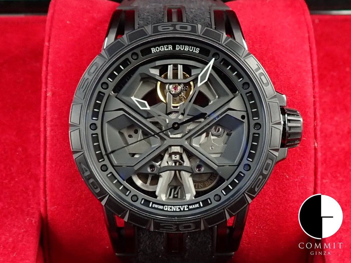 ロジェデュブイ エクスカリバー スパイダー ウラカン Ref.DBEX0829 スケルトン文字盤 極美品 3W2SV443