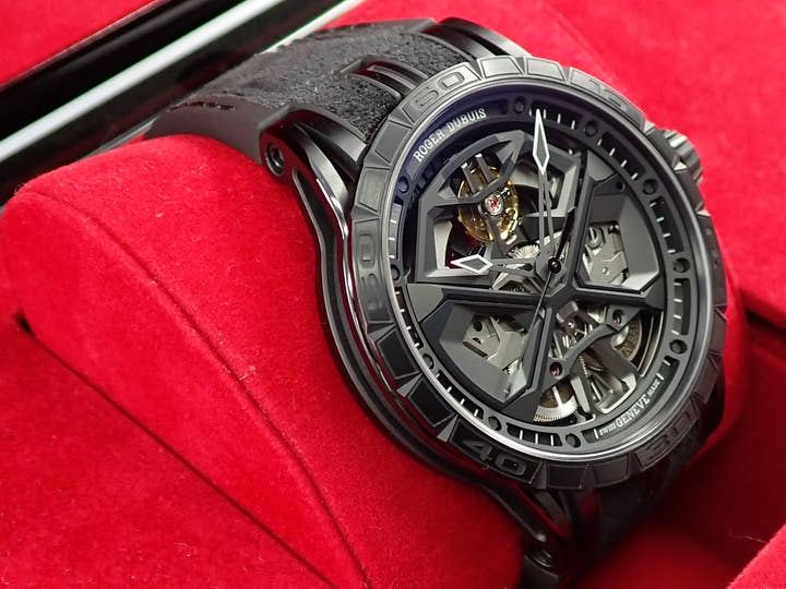 ロジェデュブイ エクスカリバー スパイダー ウラカン Ref.DBEX0829 スケルトン文字盤 極美品 3W2SV443