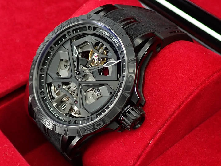 ロジェデュブイ エクスカリバー スパイダー ウラカン Ref.DBEX0829 スケルトン文字盤 極美品 3W2SV443