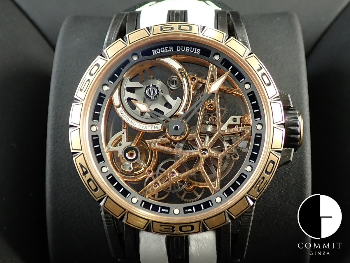 ロジェデュブイ エクスカリバースパイダー45 Ref.DBEX0722 スケルトン文字盤 中古 Y2159TCW