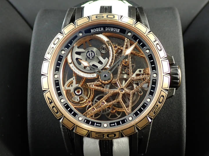 ロジェデュブイ エクスカリバースパイダー45 Ref.DBEX0722 スケルトン文字盤 中古 Y2159TCW