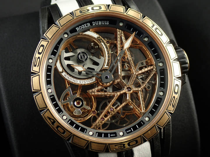 ロジェデュブイ エクスカリバースパイダー45 Ref.DBEX0722 スケルトン文字盤 中古 Y2159TCW