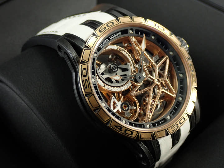 ロジェデュブイ エクスカリバースパイダー45 Ref.DBEX0722 スケルトン文字盤 中古 Y2159TCW