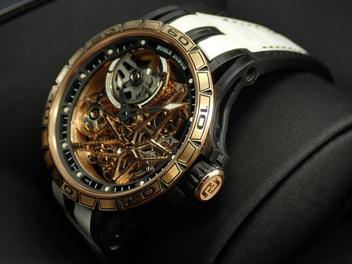 ロジェデュブイ エクスカリバースパイダー45 Ref.DBEX0722 スケルトン文字盤 中古 Y2159TCW