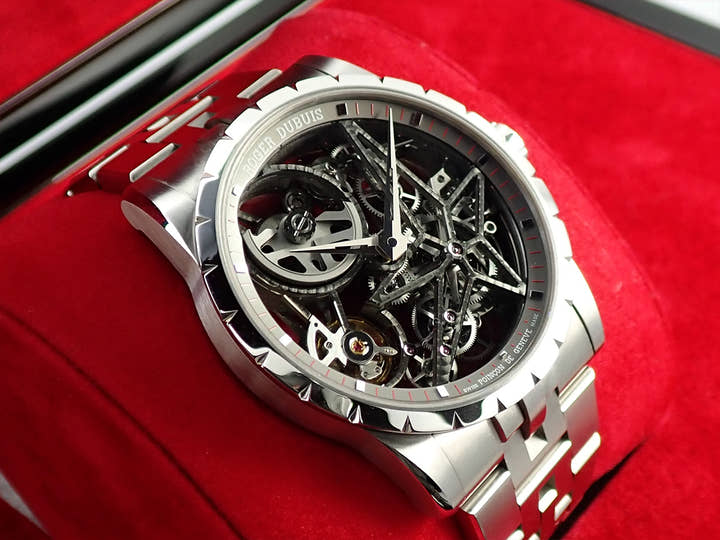 ロジェデュブイ エクスカリバー42 オートマティックスケルトン Ref.DBEX0793 スケルトン文字盤 未使用 39CS0910