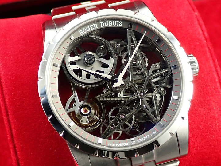 ロジェデュブイ エクスカリバー42 オートマティックスケルトン Ref.DBEX0793 スケルトン文字盤 未使用 39CS0910