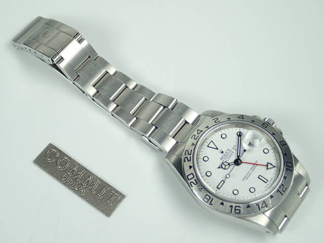 ロレックス エクスプローラーII Ref.16570 ホワイト文字盤 中古 explorer-115