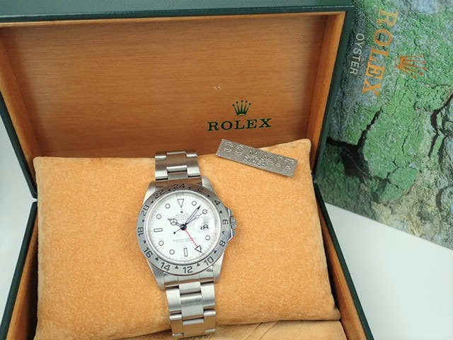 ロレックス エクスプローラーII Ref.16570 ホワイト文字盤 中古 explorer-115