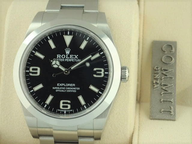 ロレックス エクスプローラー Ref.214270 ブラック文字盤 中古 explorer-120