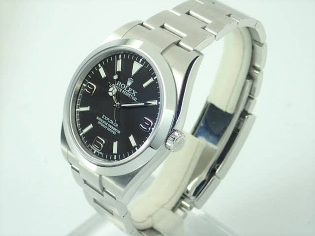 ロレックス エクスプローラー Ref.214270 ブラック文字盤 中古 explorer-124