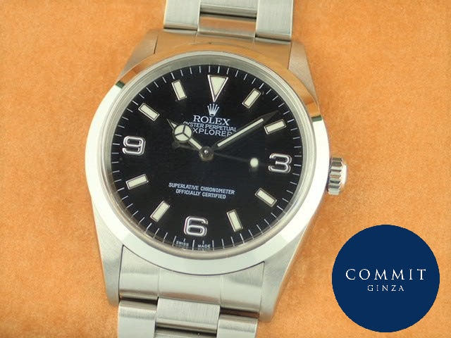 ロレックス エクスプローラーI Ref.14270 ブラック文字盤 中古 explorer-141