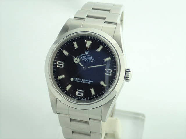 ロレックス エクスプローラーI Ref.14270 ブラック文字盤 中古 explorer-141