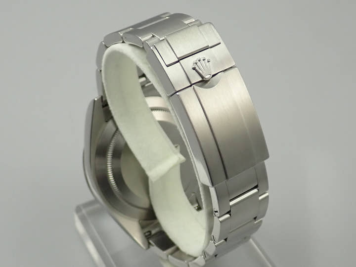 ロレックス エクスプローラーI 鏡面ブラックアウト Ref.214270 ステンレススチール ブラック文字盤