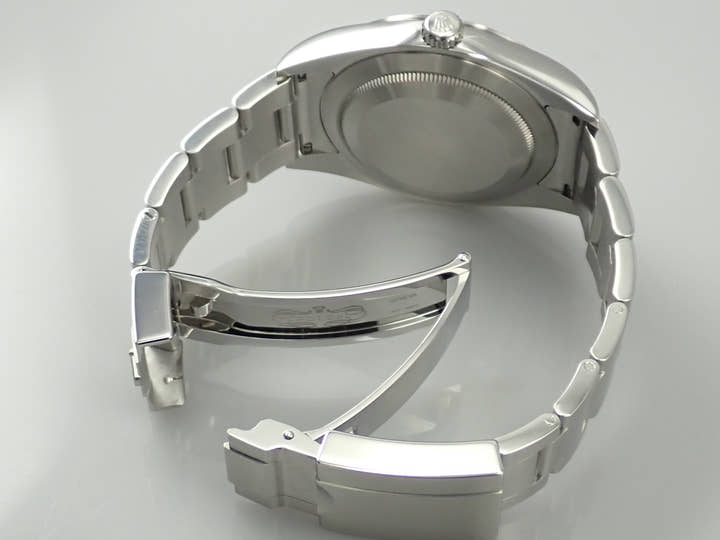 ロレックス エクスプローラーI 鏡面ブラックアウト Ref.214270 ステンレススチール ブラック文字盤