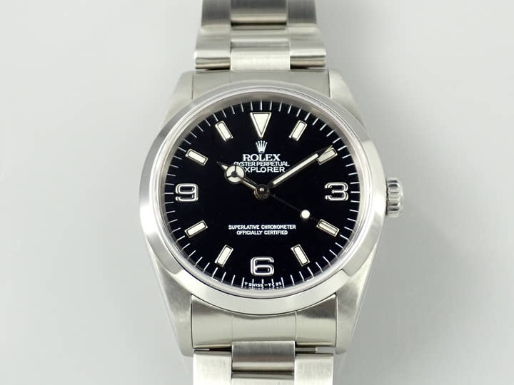 ロレックス エクスプローラーI Ref.14270 ステンレススチール ブラック文字盤