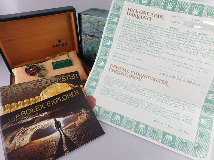 Rolex Explorer I Ref.14270 Black Dial Used explorer-157