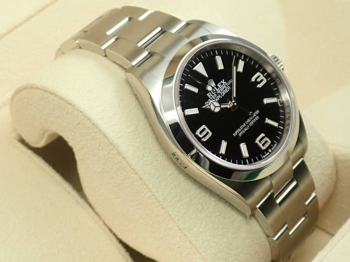 ロレックス エクスプローラー36 Ref.124270 ステンレススチール ブラック文字盤