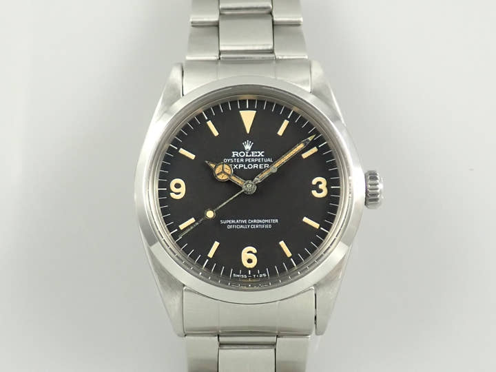 ロレックス エクスプローラーI Ref.1016 ステンレススチール ブラック文字盤