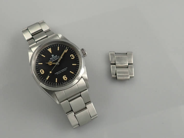 ロレックス エクスプローラーI Ref.1016 ステンレススチール ブラック文字盤
