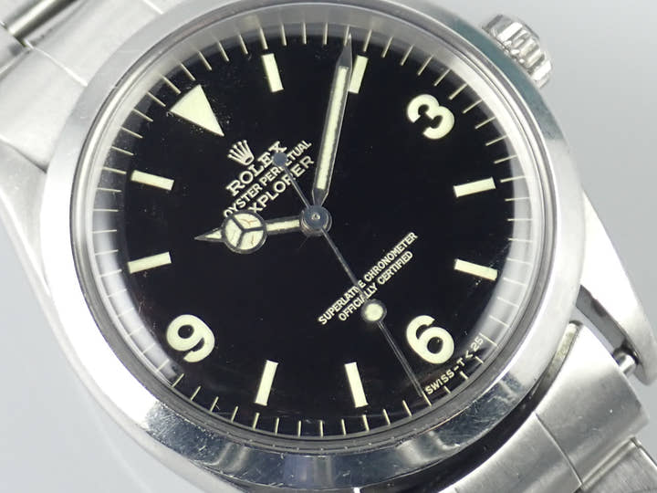 ロレックス エクスプローラー Ref.1016M ブラック文字盤 中古 explorer-163