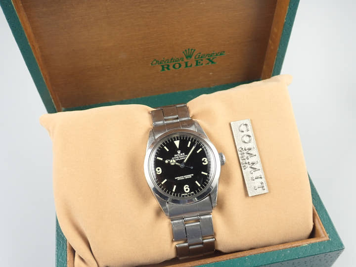 ロレックス エクスプローラー Ref.1016M ブラック文字盤 中古 explorer-163