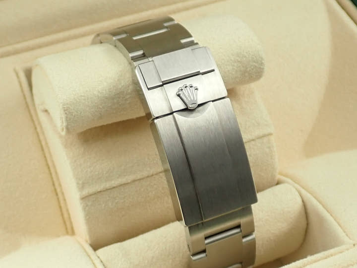 Rolex Explorer I, Mirror Black Dial, Ref. 214270, Stainless Steel