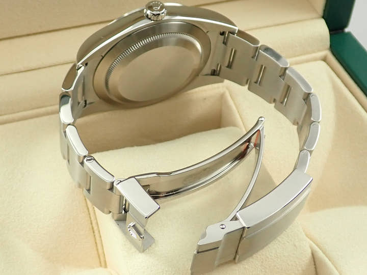 Rolex Explorer I, Mirror Black Dial, Ref. 214270, Stainless Steel