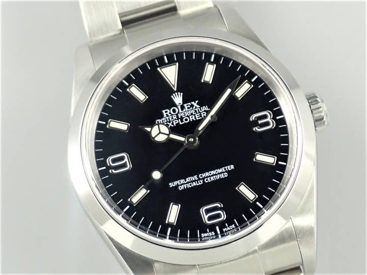 ロレックス エクスプローラーI Ref.114270 ステンレススチール ブラック文字盤