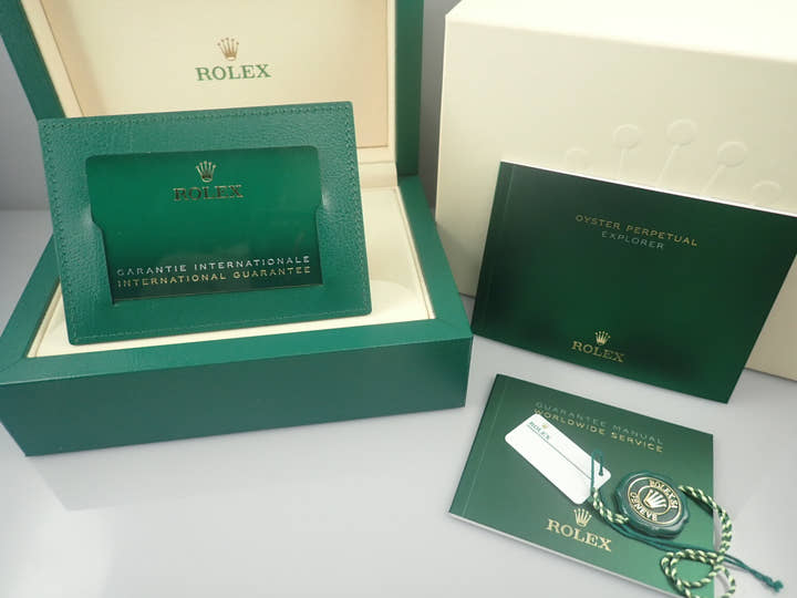 ロレックス エクスプローラー36 Ref.124273 ステンレススチール/イエローゴールド ブラック文字盤