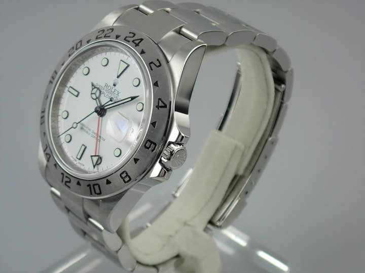 Rolex Explorer II Ref.16570 White Dial Used explorer-175