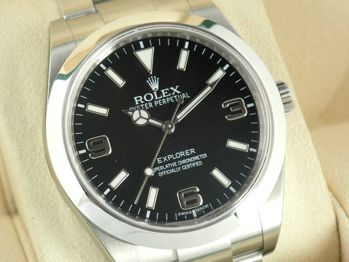 ロレックス エクスプローラー Ref.214270 ブラック文字盤 中古 explorer-183