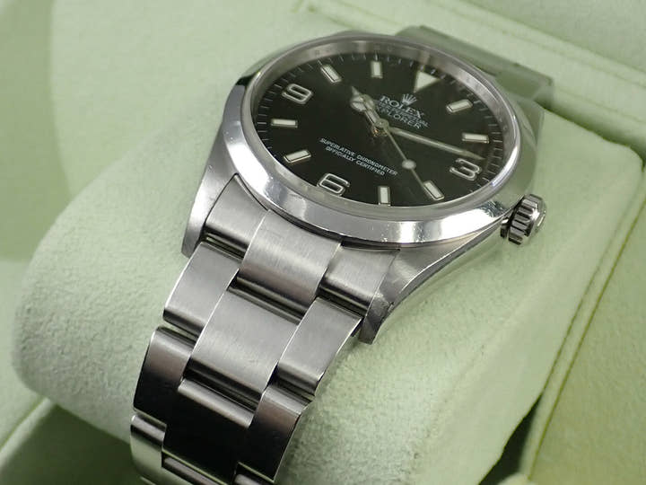 ロレックス エクスプローラーI Ref.114270 ステンレススチール ブラック文字盤