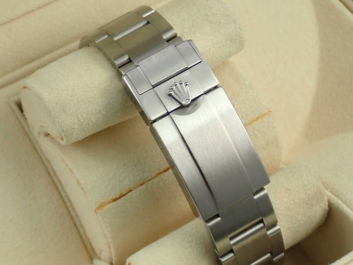 ロレックス エクスプローラーI 鏡面ブラックアウト Ref.214270 ステンレススチール ブラック文字盤