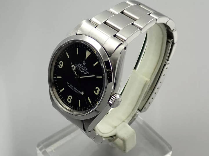 ロレックス エクスプローラーI Ref.1016 ステンレススチール ブラック文字盤