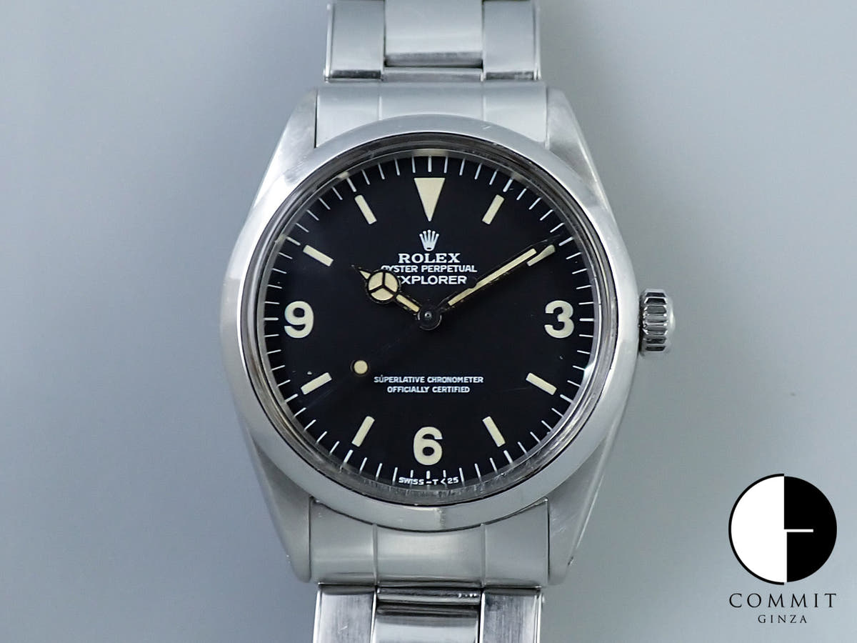 ロレックス エクスプローラーI Ref.1016 ステンレススチール ブラック文字盤