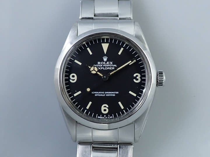 ロレックス エクスプローラーI Ref.1016 ステンレススチール ブラック文字盤