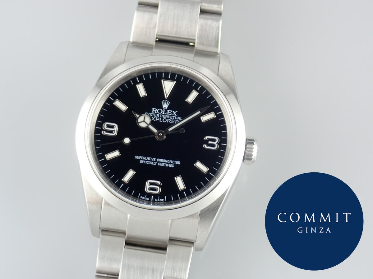 ロレックス エクスプローラーI Ref.114270 ブラック文字盤 中古 explorer-215
