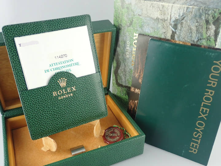 ロレックス エクスプローラーI Ref.114270 ブラック文字盤 中古 explorer-215