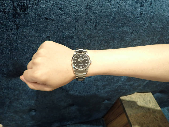 ロレックス エクスプローラーI Ref.114270 ブラック文字盤 中古 explorer-215