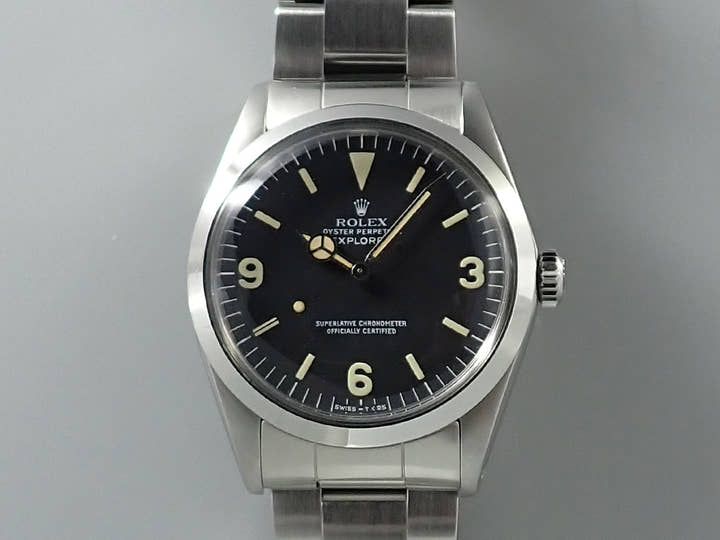 ロレックス エクスプローラーI Ref.1016 ステンレススチール ブラック文字盤