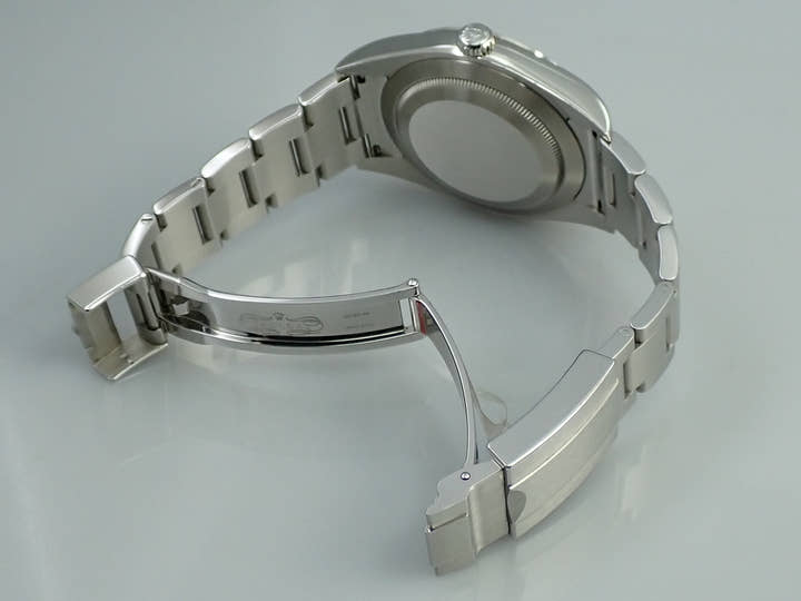 ロレックス エクスプローラーI 鏡面ブラックアウト Ref.214270 ステンレススチール ブラック文字盤