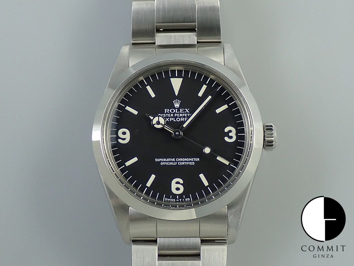 ロレックス エクスプローラーI Ref.1016 ステンレススチール ブラック文字盤