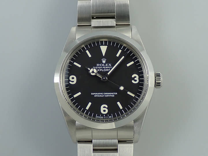 ロレックス エクスプローラーI Ref.1016 ステンレススチール ブラック文字盤